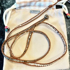 Chan Luu 5x wrap bracelet. Can also be worn as a necklace.